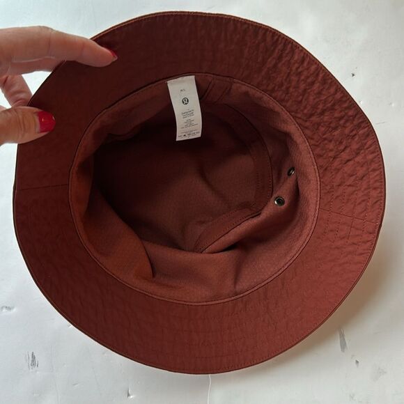 Lululemon On My Level Bucket Hat Dark Terracotta Women’s Size Medium / Large - Picture 9 of 12